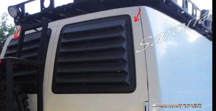 Custom Chevy Astro  All Styles Rear Louver (1985 - 2005) - $265.00 (Part #CH-002-RL)